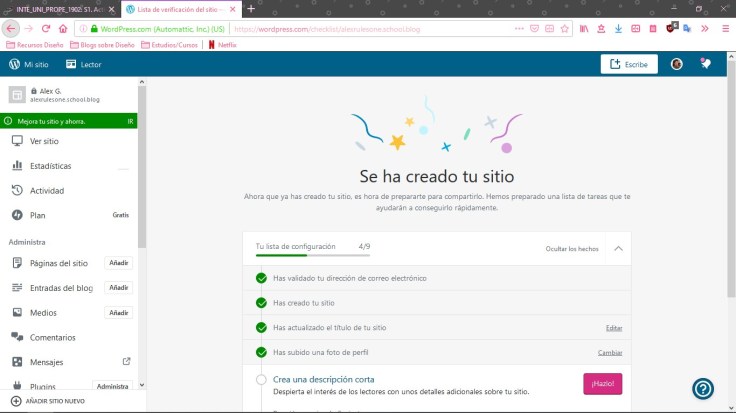 Captura-Creacion de Blog